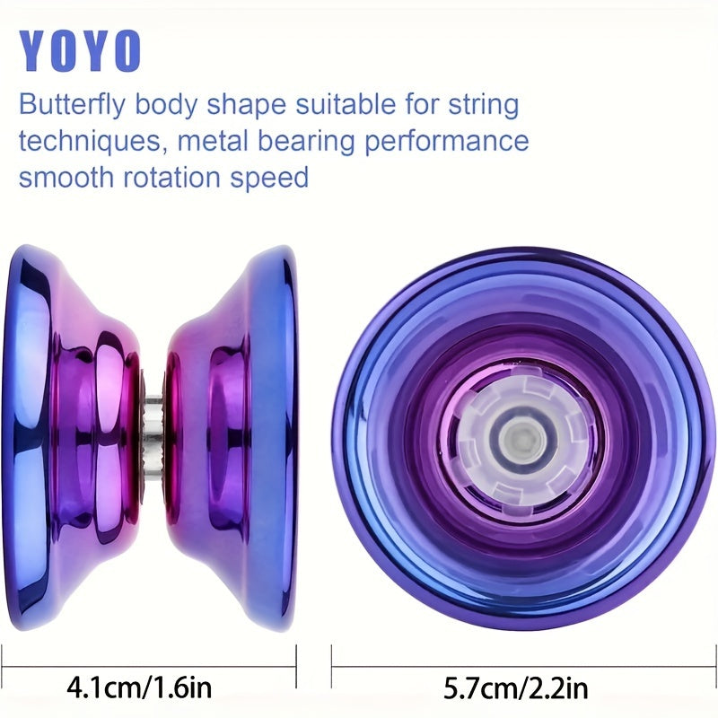 MAGICYOYO High-Speed Metal K9 Professional Yoyo - CNC Top & Finger Guard for Competitive Play - Mixed Colors, Cover