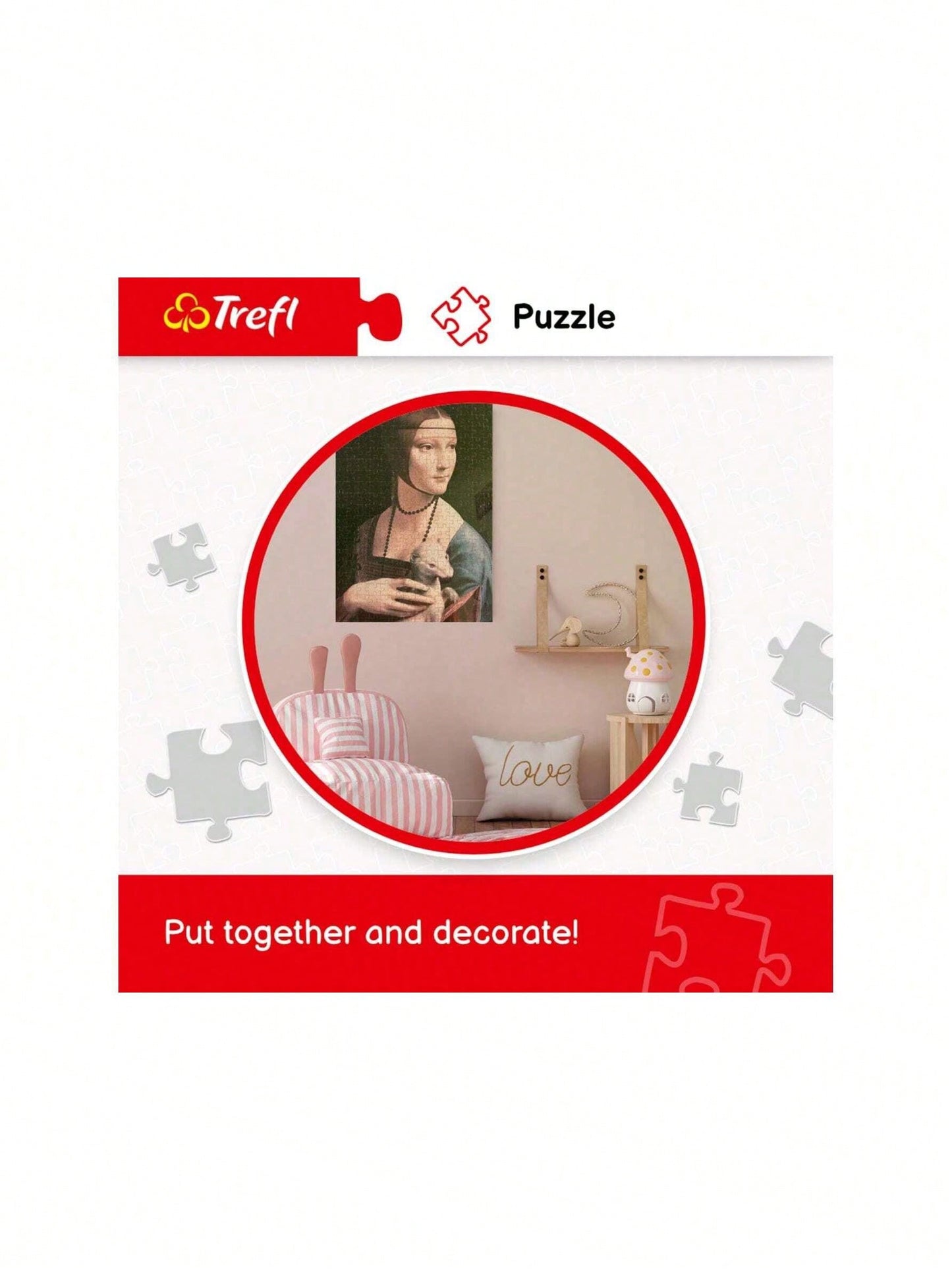 Trefl Red Funny Cities 1000 Piece Puzzle - Sweet Paris Multicolor