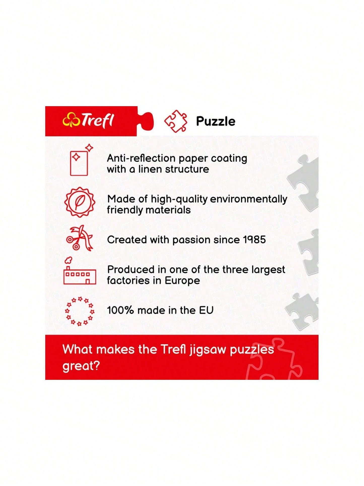 Trefl Red Funny Cities 1000 Piece Puzzle - Sweet Paris Multicolor