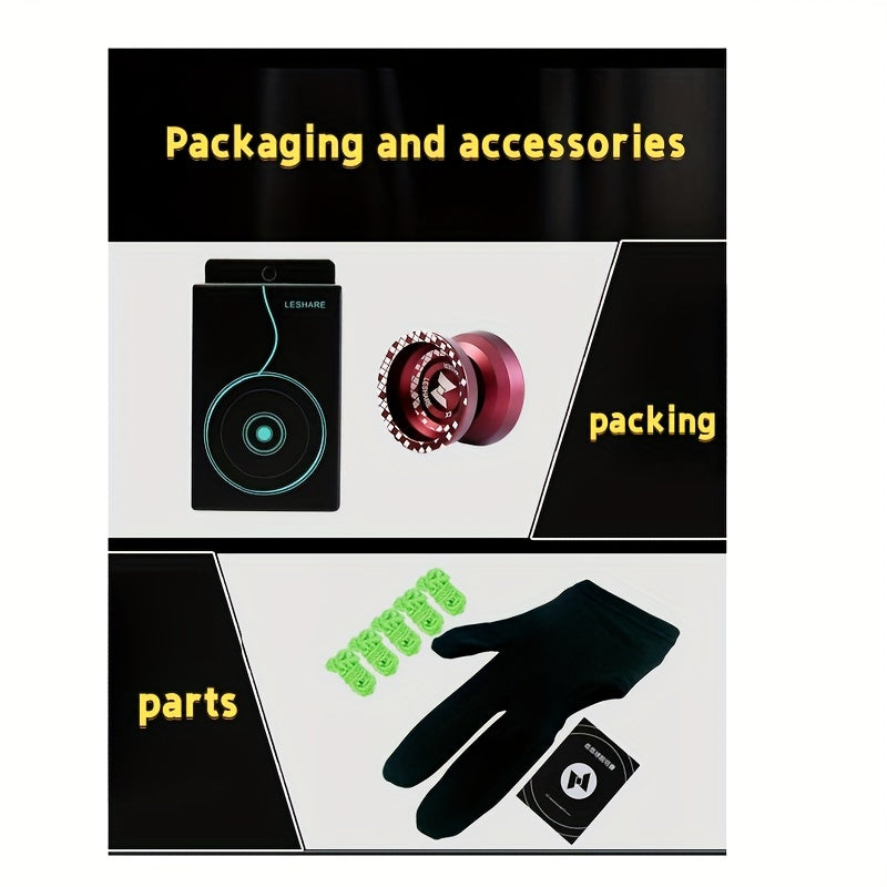 High-Speed with Aluminum Alloy Professional Yo-Yo - Competition-Grade Responsiveness, for Ages 14 and Up