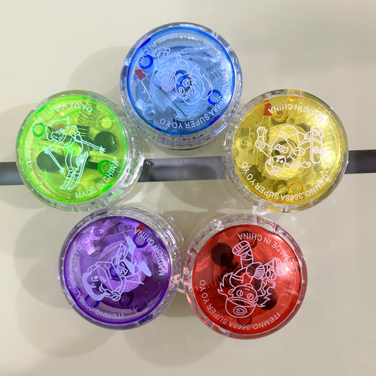 Luminous yo yo, cute bright colored yo yo - perfect for classroom prizes, holiday gifts such as Christmas, Halloween, or Thanksgiving