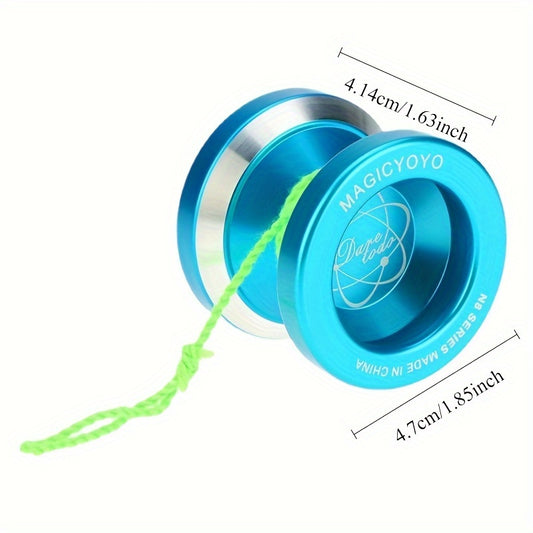 MagicYoyo N8 Professional Yo-yo MagicYoyo N8 - Durable Aluminum Alloy Professional Metal Yo-yo - Assorted Colors (Royal Blue\u002FSky Blue\u002FRed\u002FGolden\u002FBlack) for Outdoor Sports & Entertainment